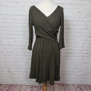 3/$18or5/$25 The Vanity Room Surplice Ribbed Dress